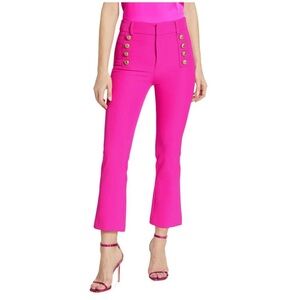 NWT! GENERATION LOVE Amirah Cropped Slim Crepe Pants in Magenta Size 0 Hot Pink